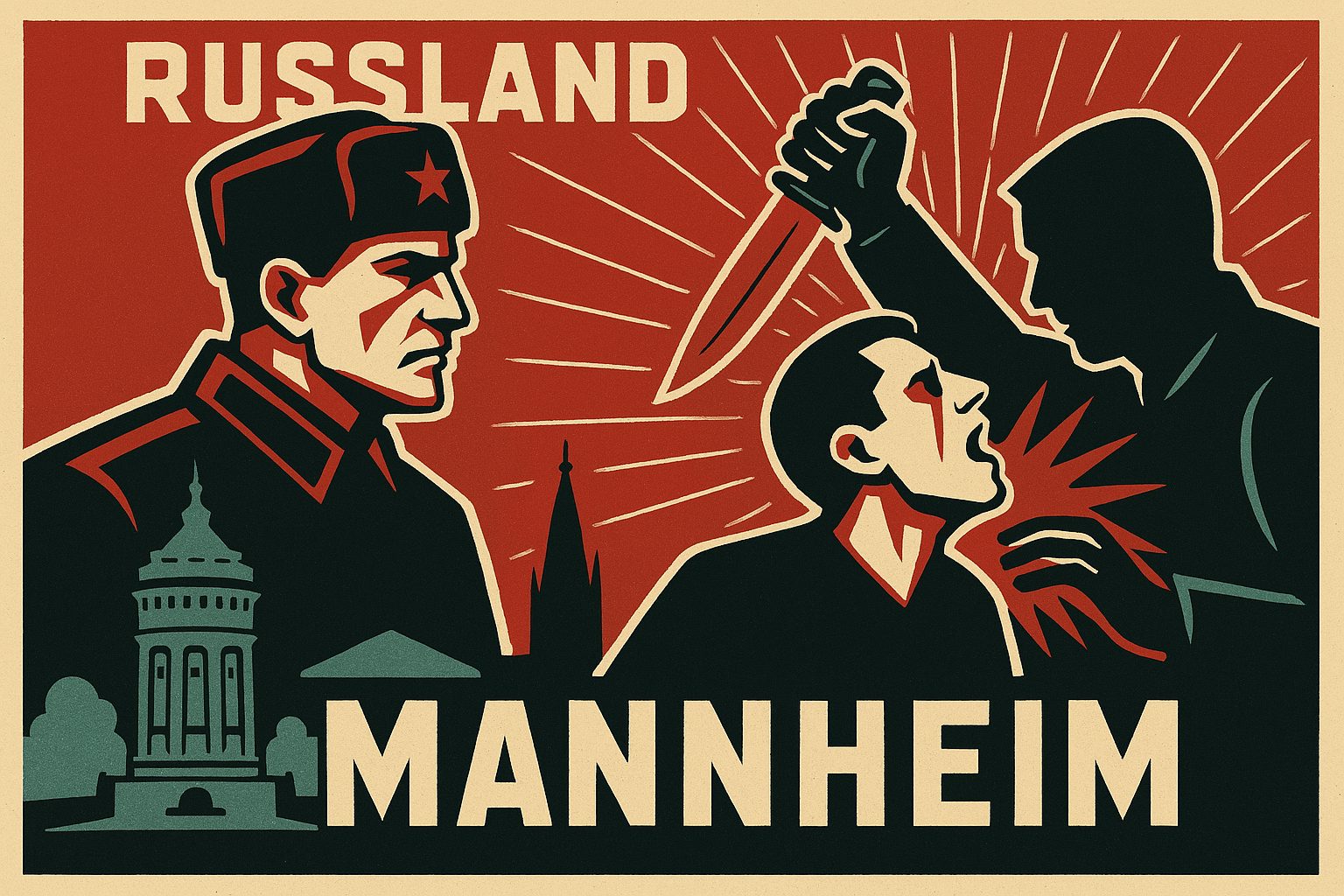 Terror auf Bestellung – Wie russische Dienste den Messerangriff in Mannheim „vorausahnten“