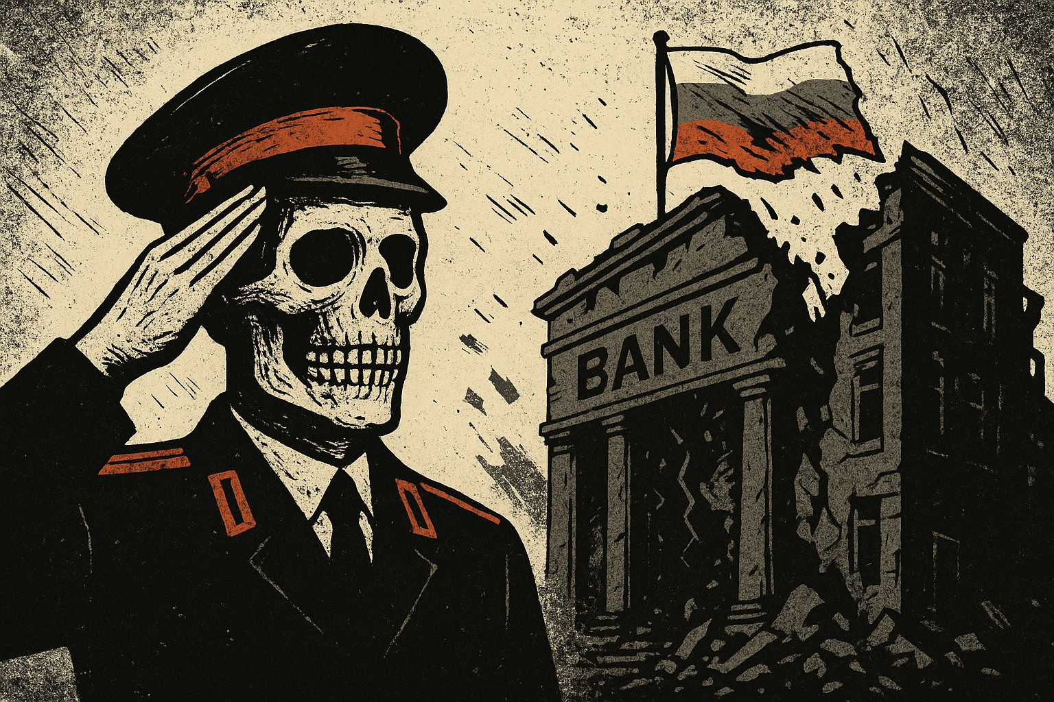 Scheinriesen in Uniform: Wie Russlands Banken tot sind – und trotzdem salutieren